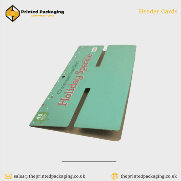 Custom Printed Header Cards