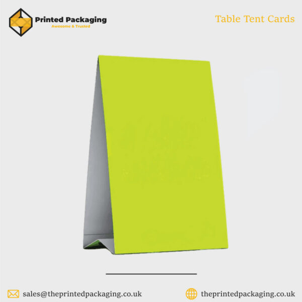 Custom Table Tent Cards