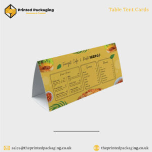 Custom Table Tent Cards