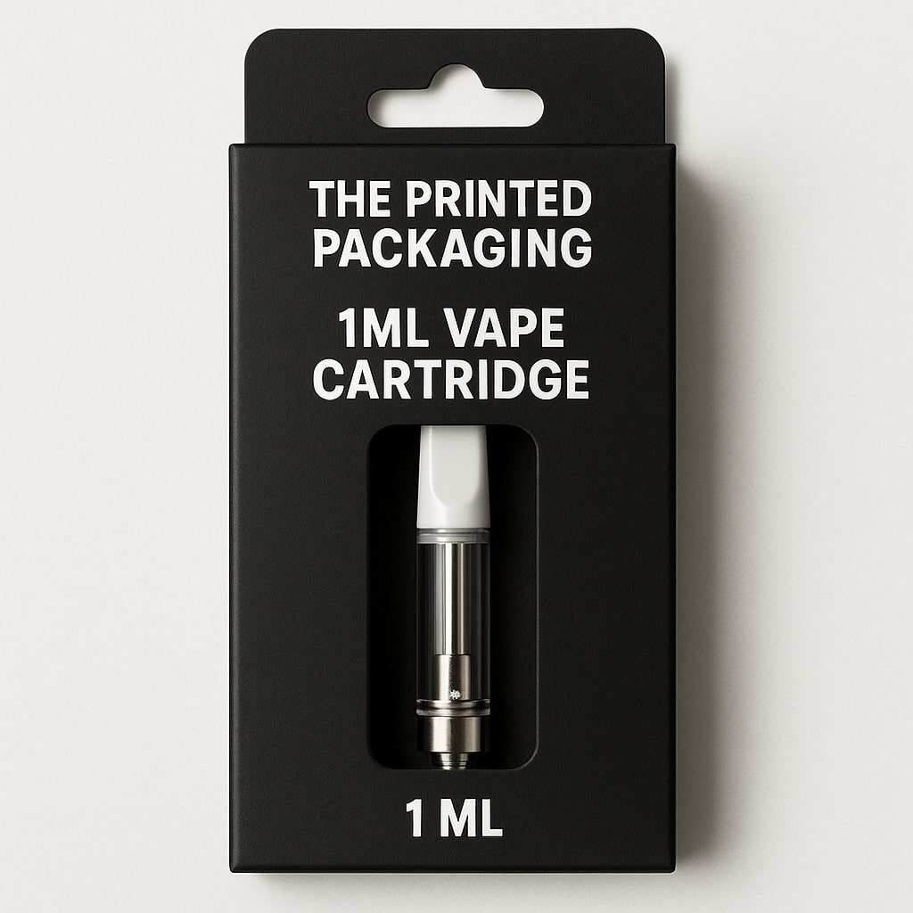 custom 1ml vape cartridge packaging