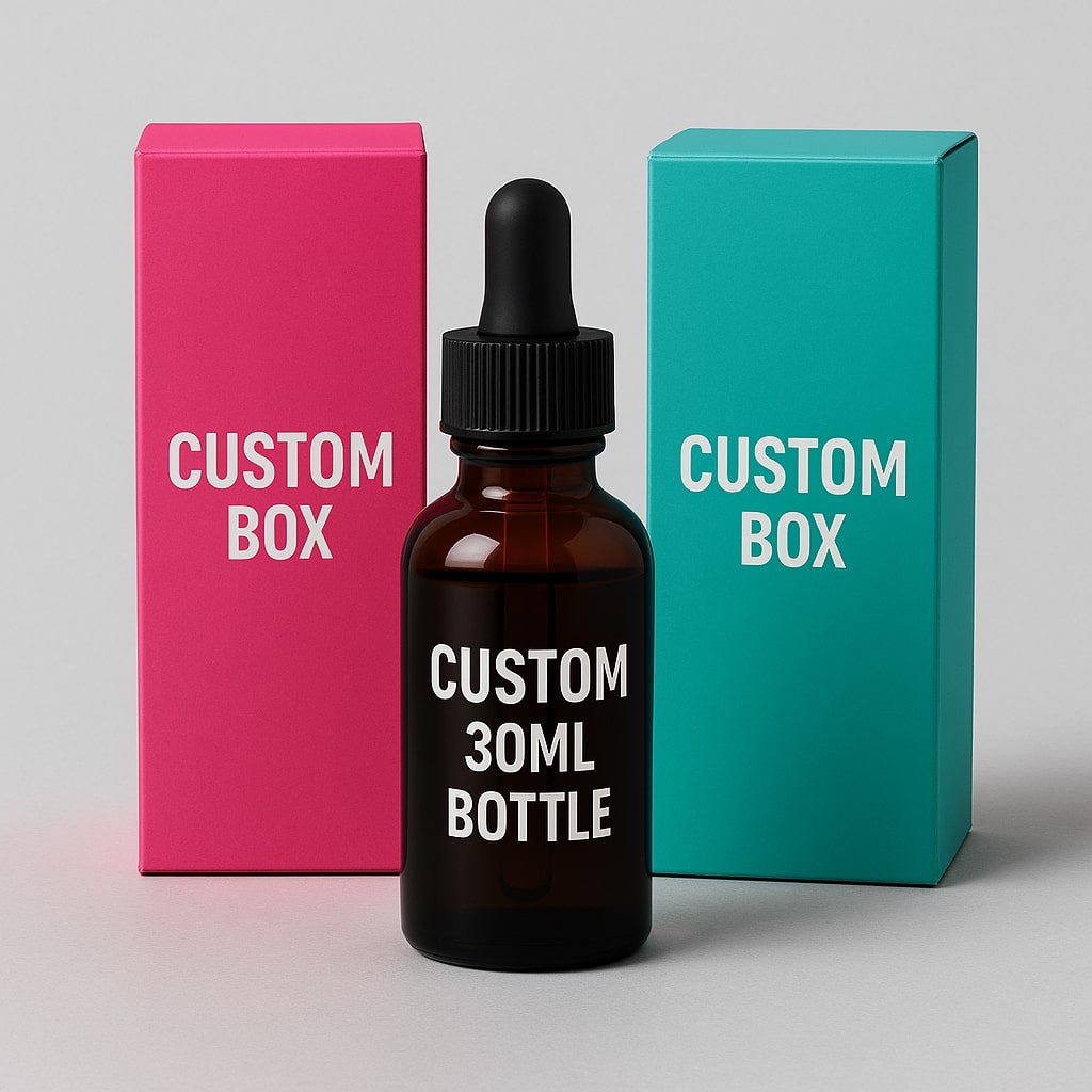 custom 30ml bottle boxes wholesale