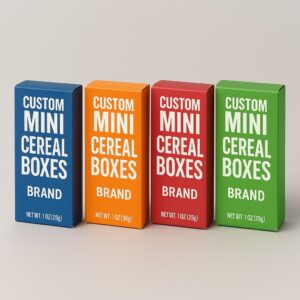 custom mini cereal boxes