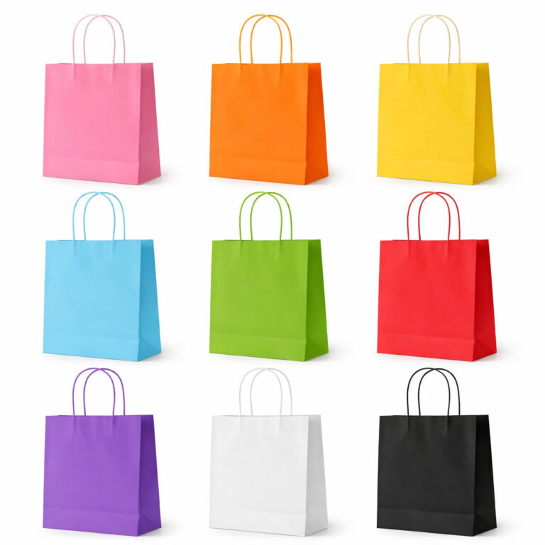 Custom paper gift bags