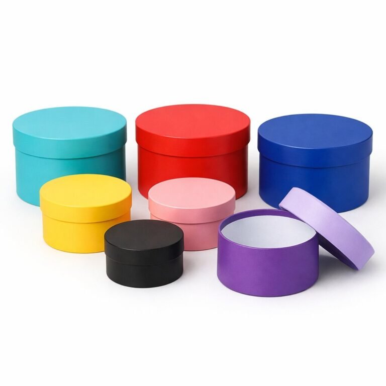 Custom Round Rigid Boxes