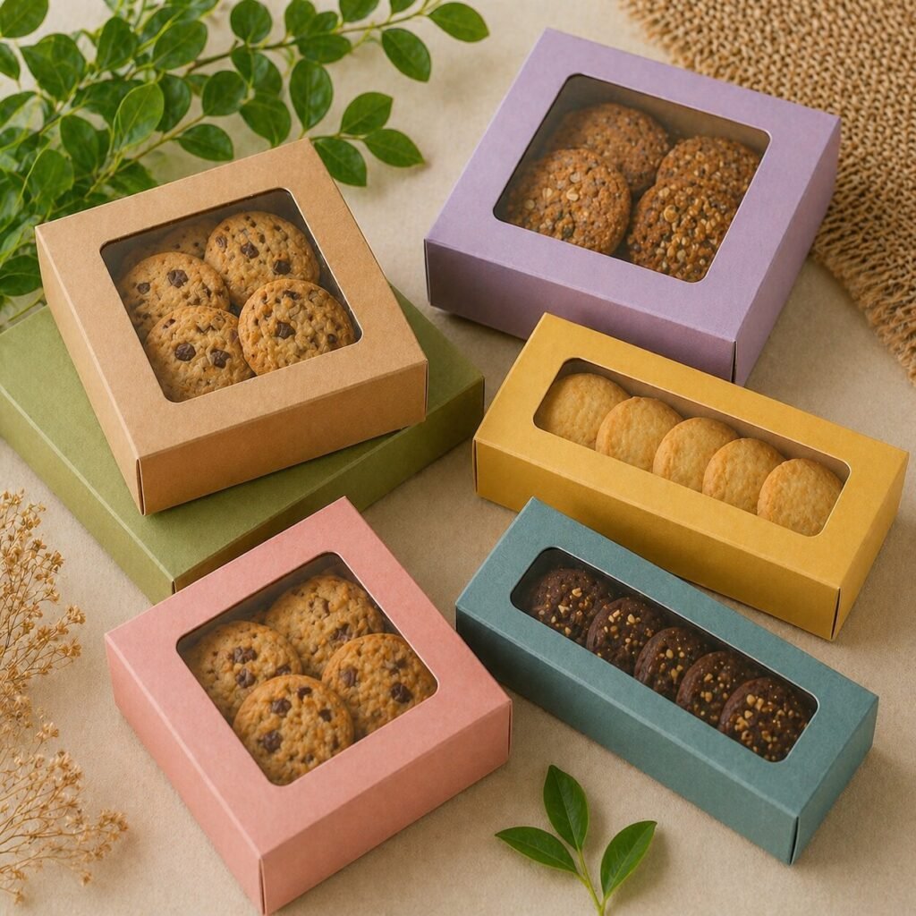 Cookie Boxes UK | Custom Printed Bakery Packaging by The Printed Packaging