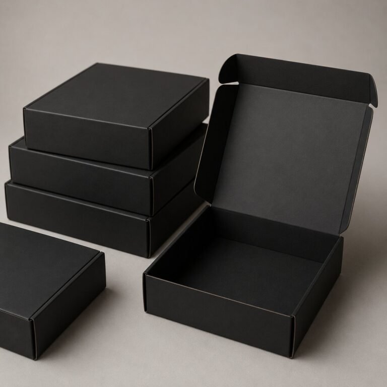 Matte Black Mailer Boxes wholesale