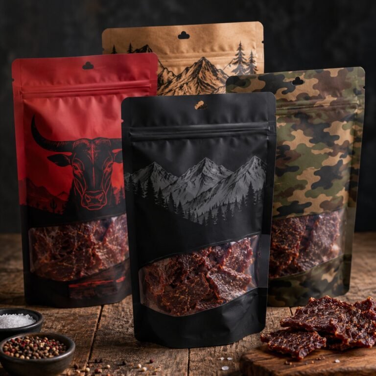 custom beef jerky bags