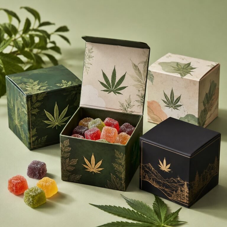custom cbd gummies boxes