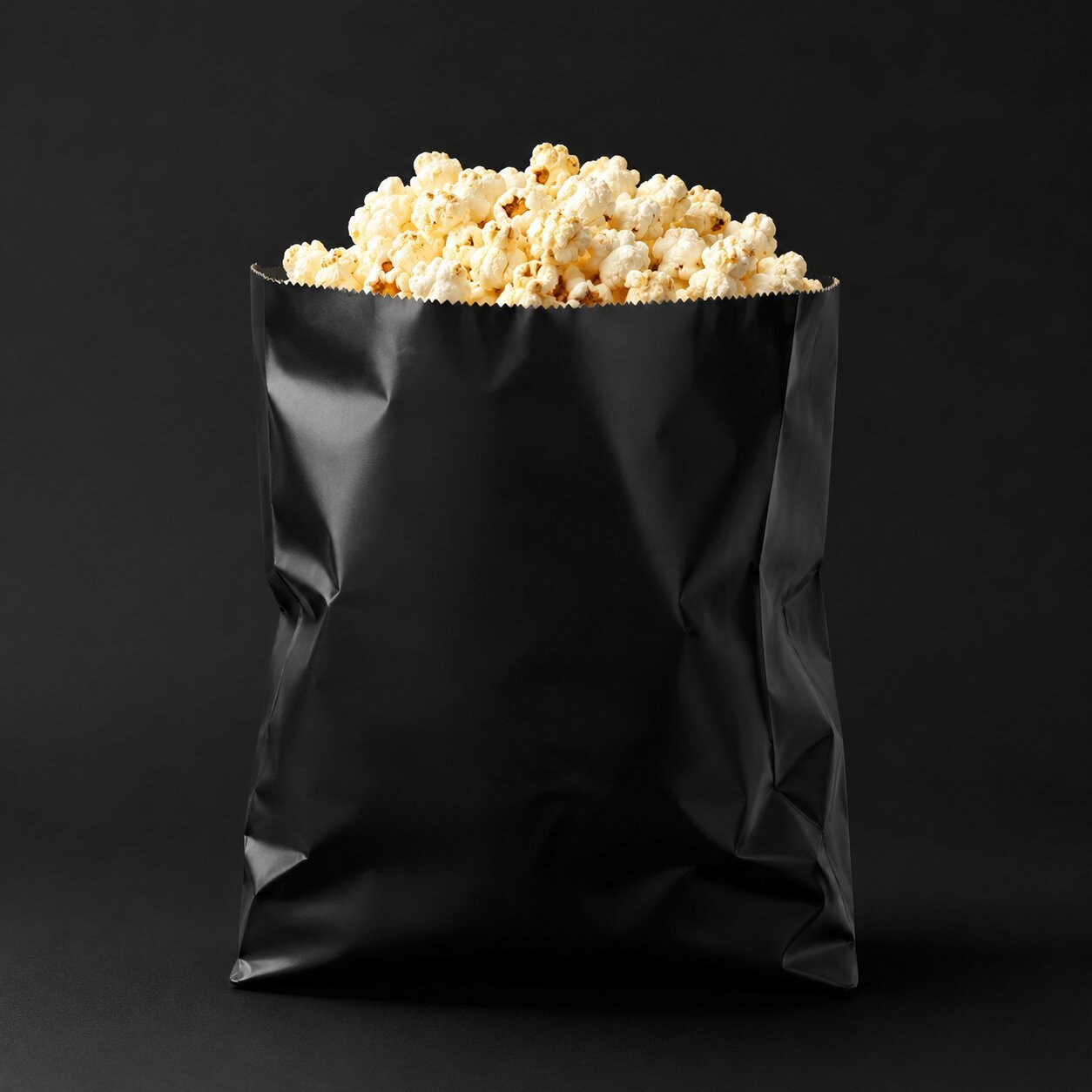 popcorn black bag