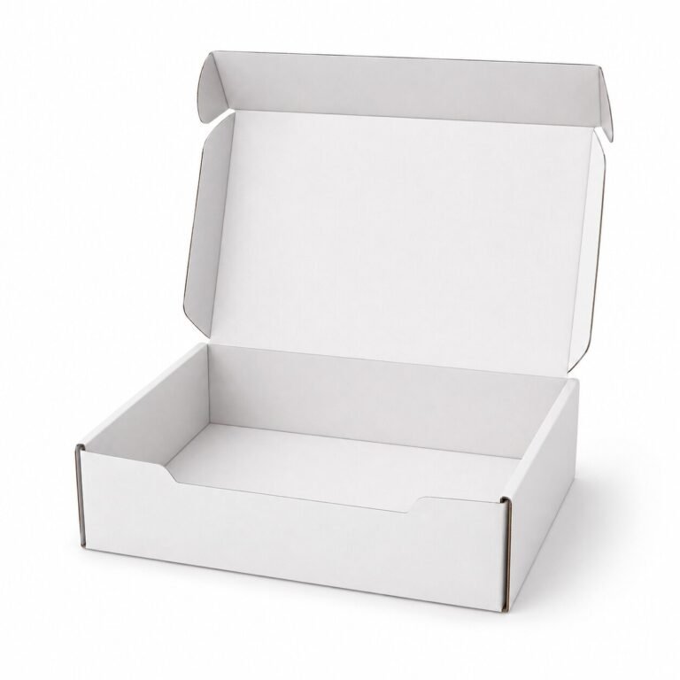 blank white display mailer box in uk