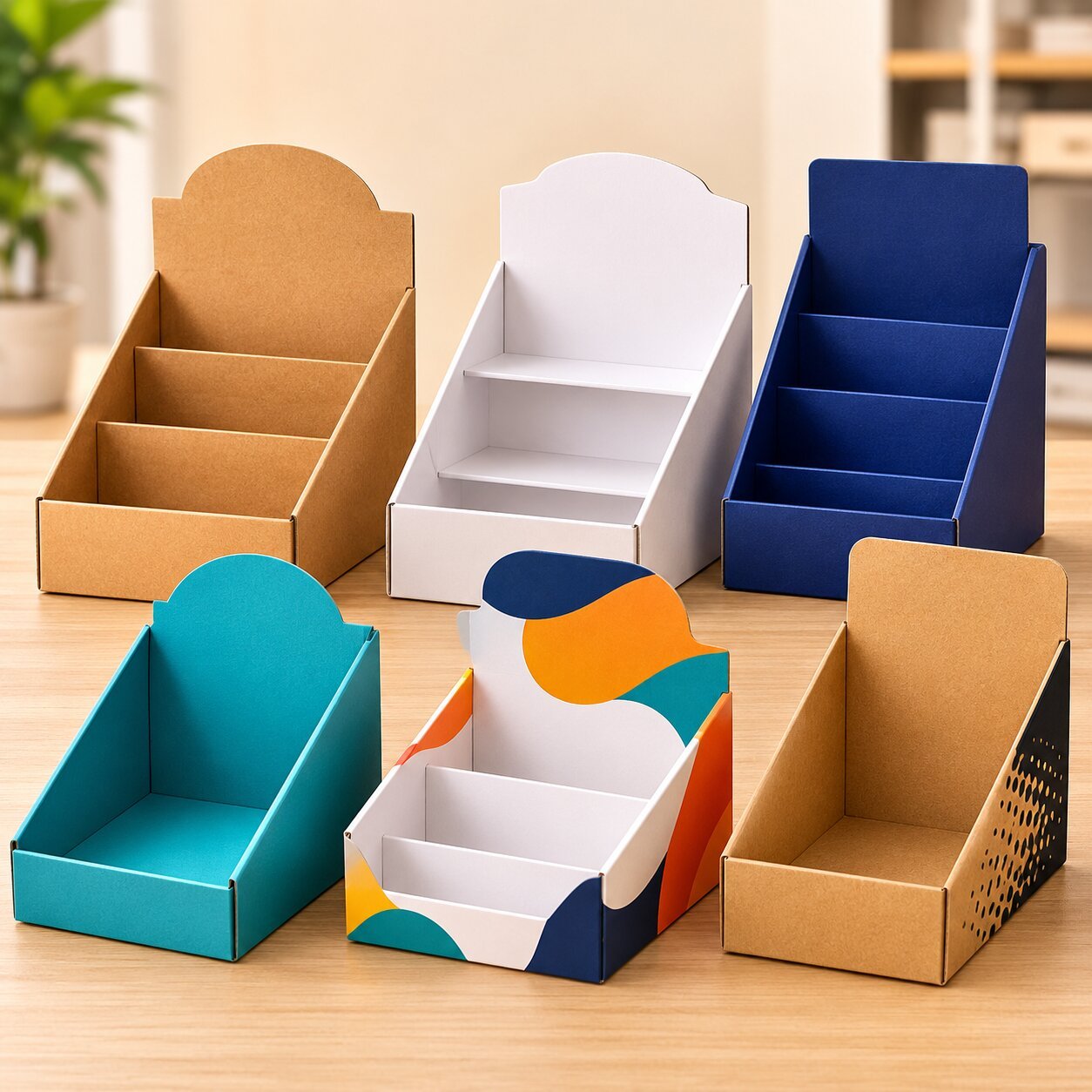 cardboard counter display boxes uk