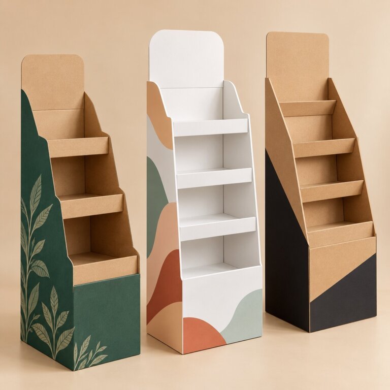 cardboard floor displays
