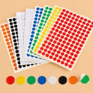 small numerical stickers
