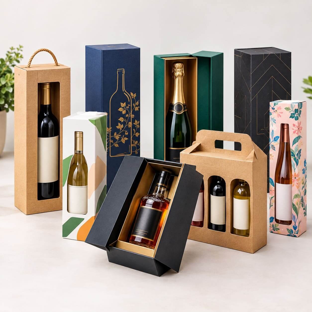 Custom Bottle Boxes in England