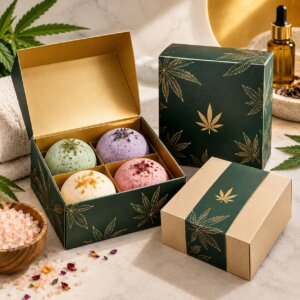 Custom CBD Bath Bomb Boxes